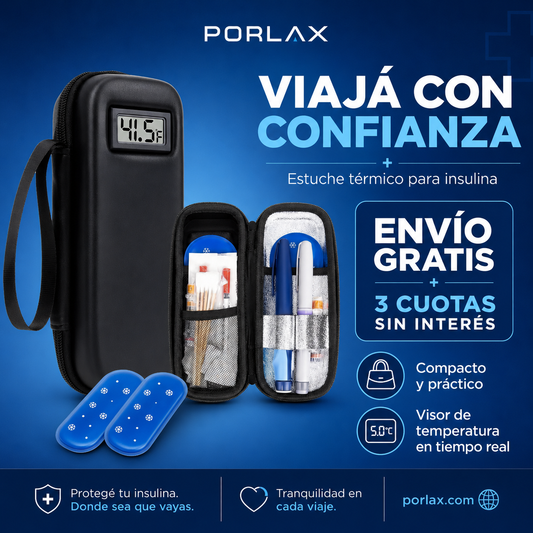 Estuche térmico Porlax para insulina